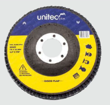 DISCO FLAP  7 " METAL 100" UNITEC PQTX10 UNID