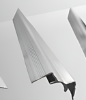 Esquinero INTERIOR PLATEADO P/LAMINA MARMOLIZADA x 2.90 mtr