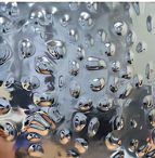 LAMINA FOAM BOARD GOTAS DE AGUA PLATEADO 2.44MTS X 1.22MTS X 5MM