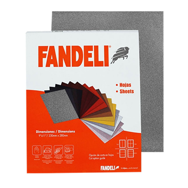 HOJA DE LIJA D/AGUA 060P H-98 PQTX50 FANDELI