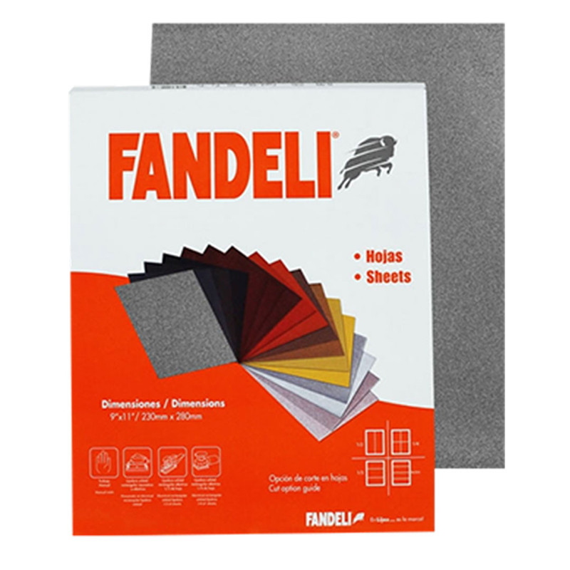 HOJA DE LIJA DE AGUA 280PH-98 PQTX50 FANDELI