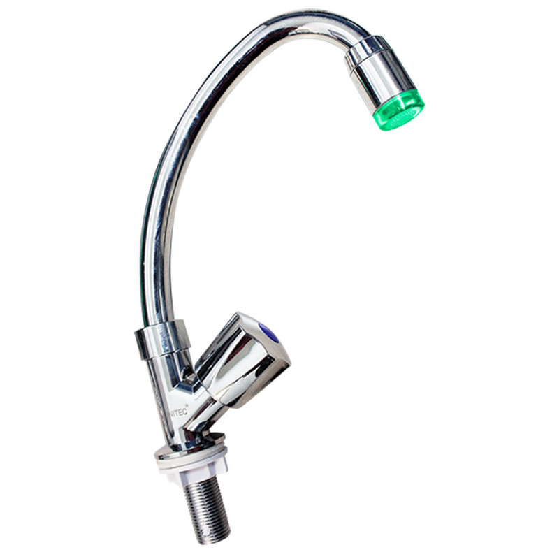 LLAVE LAVAPLATOS  MESON FIJA L/LED POMO UNITEC
