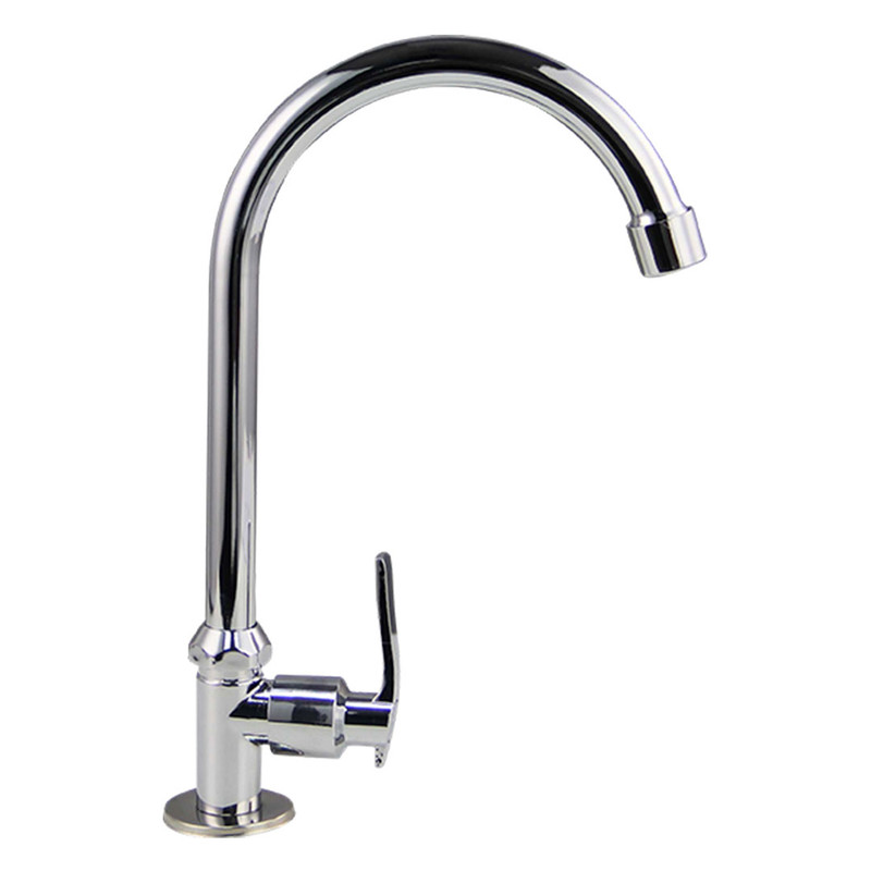 LLAVE LAVAPLATOS PLATEADA MESON FIJA UNITEC