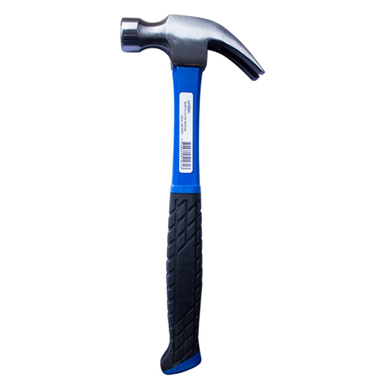 MARTILLO EN RESINA 500G 16OZ AZUL-NEGRO