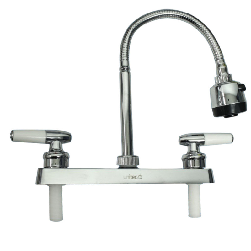 MEZCLADOR LAVAPLATOS FLEXIBLE PALANCA  UNITEC