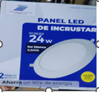 PANEL 24W CIRCULAR INCRUSTAR BLANCO UNITEC