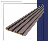 PANEL DE PARED ACANALADA 01 STONE GRIS 2.95 X 0.16