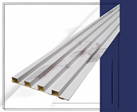 PANEL DE PARED ACANALADA 02 CARRARA BLANCO 2.95 X 0.16