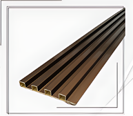 PANEL DE PARED ACANALADA 04 WENGUE 2.95 X 0.16