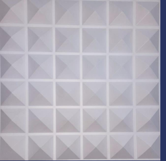 PARED 3D CUADROS PIRAMIDE 50X50