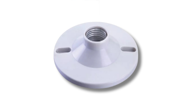 PLAFON PLASTICO ROSCA E27 UNITEC