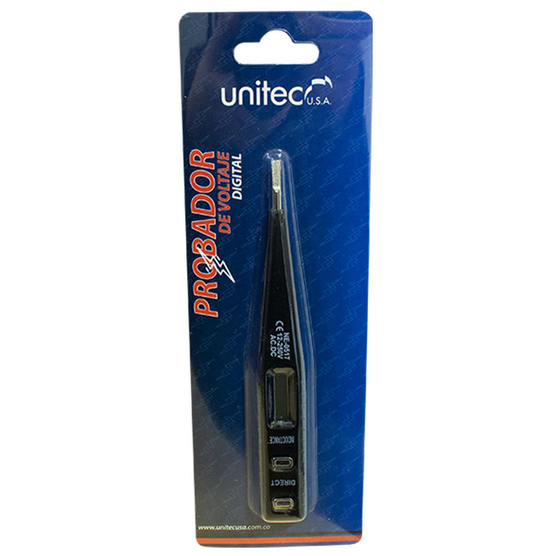 PROBADOR DE VOLTAJE DIGITAL UNITEC
