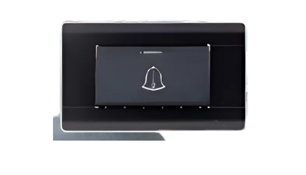 PULSADOR DE TIMBRE POLICARBONATO NEGRO UNITEC