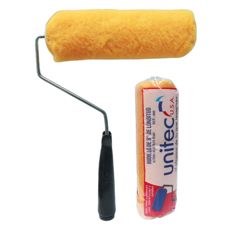 RODILLO DUO PARA PINTAR 9" 888 UNITEC