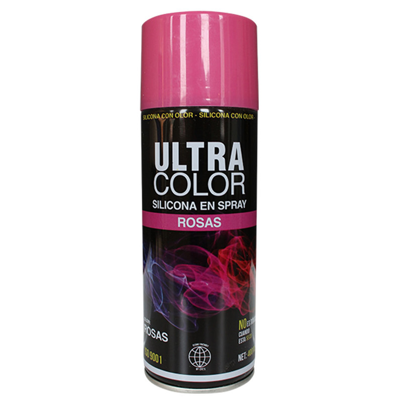 SILICONA SPRAY 400 ML ROSA ULTRA/UNITEC