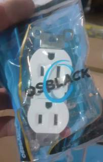 TOMA DOBLE(270)TIPO LEV BLANCA S/TAPA PAQ X 10 UNID