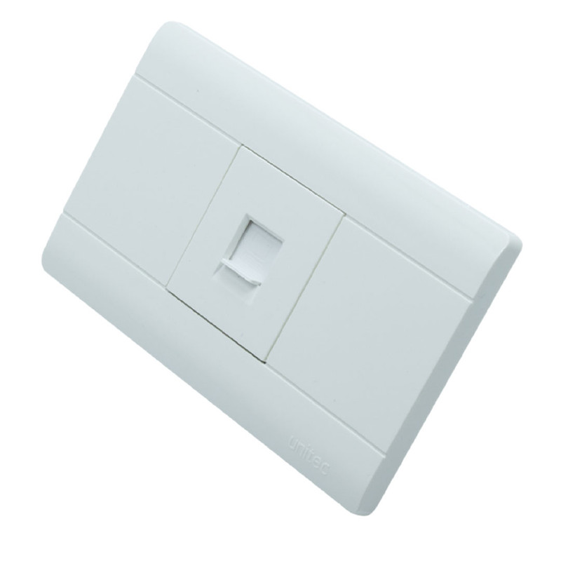 TOMA RJ45 INTERNET POLICARBONATO BLANCO UNITEC