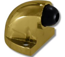 TOPE P/PUERTA  CURVO LATON BRILLANTE  FORTEC