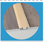 UNION EN T  PISO CEDRO OSCURO  x 2.40 mtr