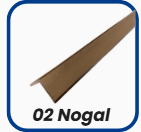 [14122302] ANGULO WPC EXTERIOR 02 NOGAL 2.90 MT