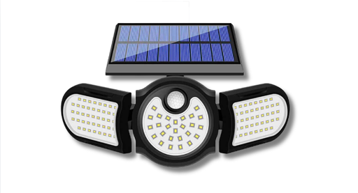 [16165479] LAMPARA PARED SOLAR C/SENSOR SSL-10W UNITEC