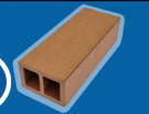 [14122405] LISTON WPC ESTRUCTURAL EXTERIOR CEDRO 05 5,60MTRS X 6CM X 4CM
