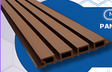 [14122202] PANEL DE PARED ACANALADA EXTERIOR 02 NOGAL 2.90 X 0.22