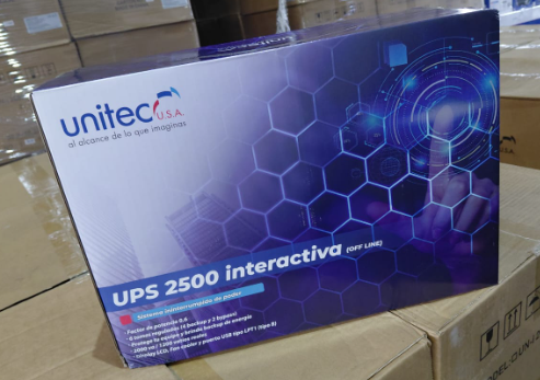 [10296] UPS INTERACTIVA 2500 LED/2000VA UNITEC