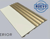 [14122507] PANEL PS ESTUARIO CREAM HH24111 2,90 MTS x16 CMx14unid