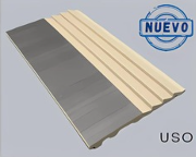 [14122514] PANEL PS ESTUARIO GRIS HH24110 2,90 MTS x16CM