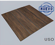 [14122518] PANEL PS BISELADO MADERA MIEL HH24102 2,90 MTRS X 30 CM