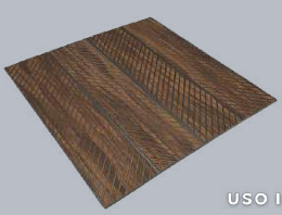 [14122512] PANEL PS BISELADO MADERA TEKA HH24103 2,90 MTRS X 30 CM